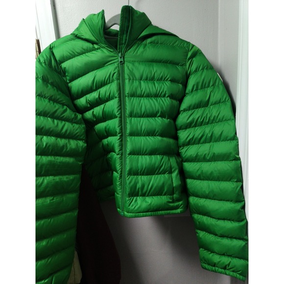 Abercrombie & Fitch Other - Kids, Size Medium Abercrombie Fitch, Winter Puffer Coat  Green Zip Up With Hood